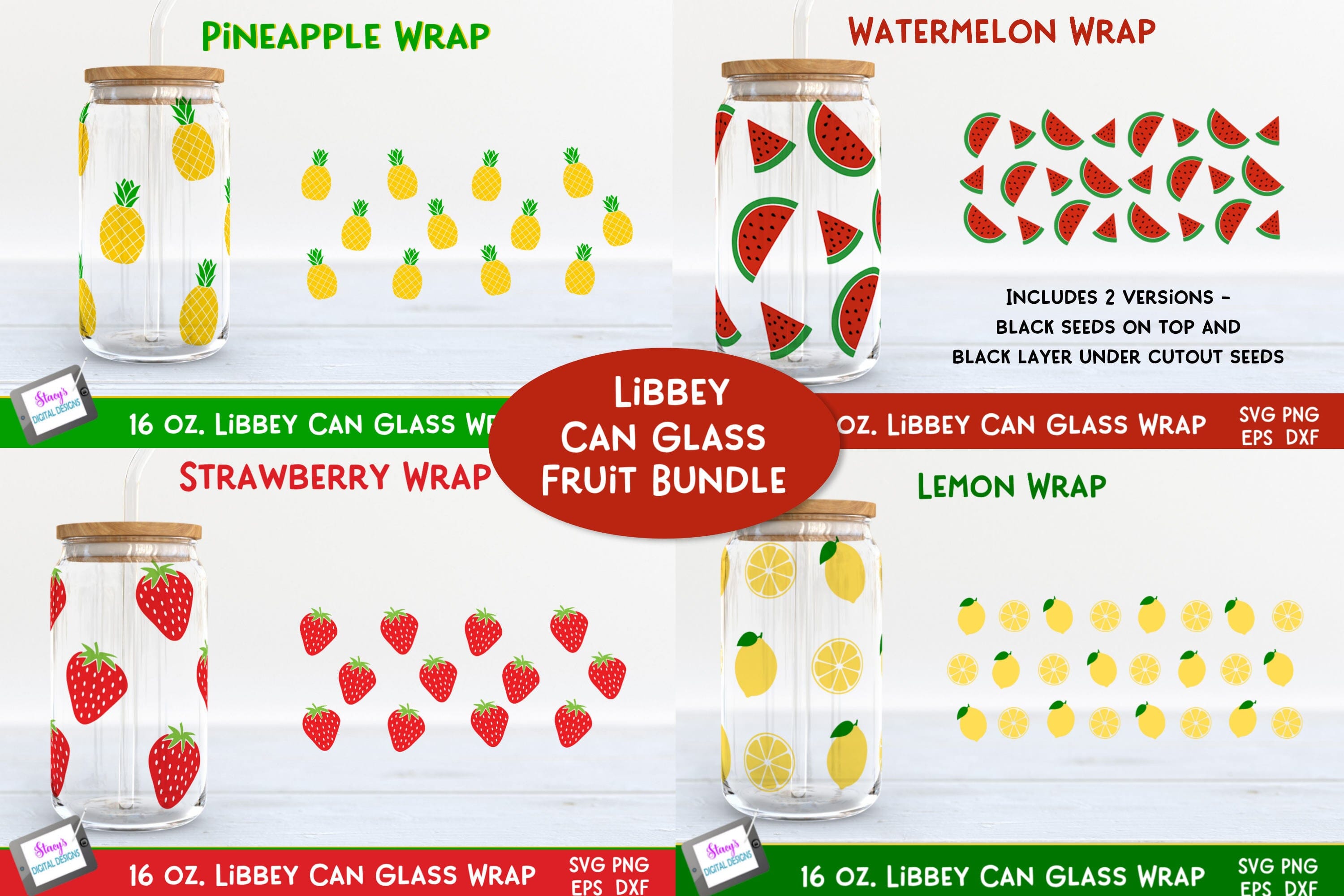 Lemon libbey can glass sublimation