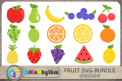 Fruit Svg Bundle, Fruits Svg, Food Svg, Fruit Cliparts, Fruit Vectors SVG Artinrhythm shop 