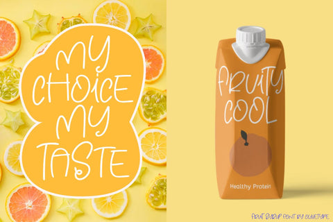 Fruit Syrup Font Olivetype 