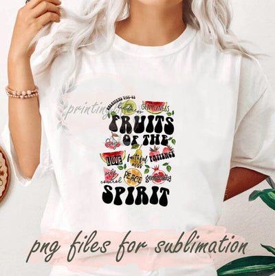 Fruits Of The Spirit Png, Bible Verse Png, Religious Png, Christian Quotes Png, Inspirational Quotes Png, Mental Health Png, Digital Sublimation PrintingLife 