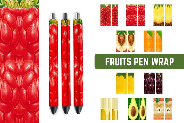 Fruits Pen Sublimation Sublimation SvgOcean 