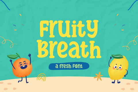 Fruity Breath - a Fresh Font Font nhfonts 