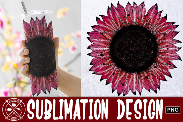 Fuchsia Sunflower Sublimation|Sublimation PNG Sublimation Last Frontier Design Co. 