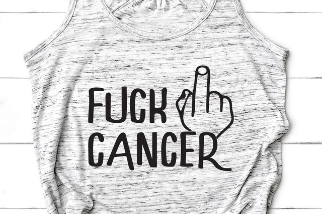 Fuck Cancer Adult SVG Design | So Fontsy SVG Crafting After Dark 