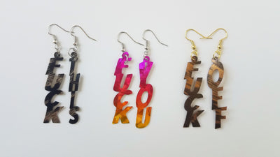 Fuck Earring Bundle SVG Design SVG Crafting After Dark 