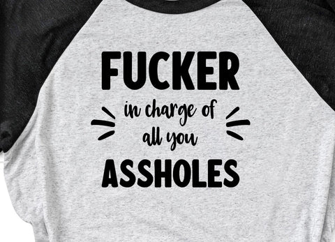 Fucker In Charge SVG Design SVG Crafting After Dark 