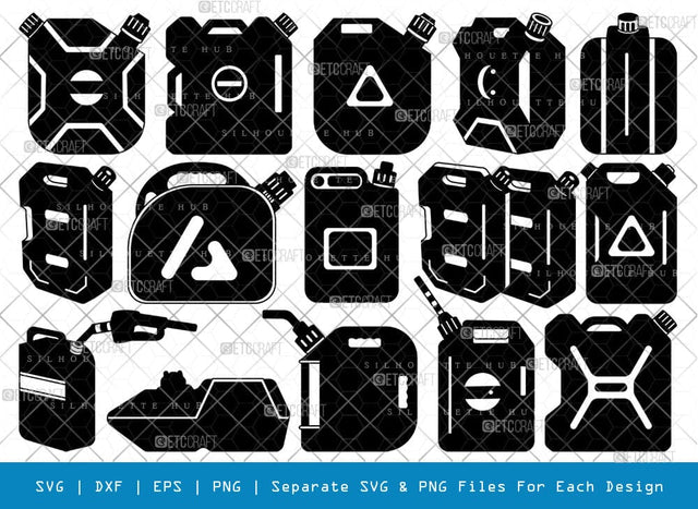 Fuel Tank Silhouette, Fuel Tank SVG, Gas Tank Svg, Gas Bottle Svg, Fuel Tank Bundle, SB00795 SVG ETC Craft 