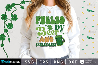 Fueled by beer and shenanigans SVG SVG Regulrcrative 