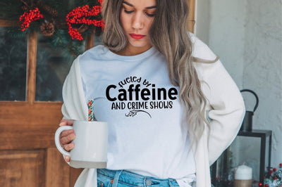 Fueled by Caffeine and Crime Shows svg SVG nirmal108roy 
