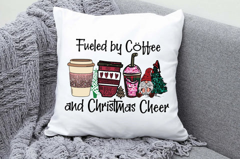 Fueled by Coffee and Christmas Cheer Sublimation Sublimation Jagonath Roy 