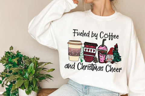 Fueled by Coffee and Christmas Cheer Sublimation Sublimation Jagonath Roy 