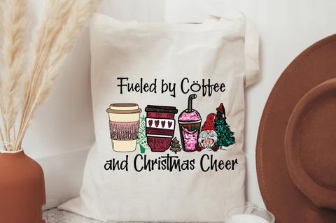 Fueled by Coffee and Christmas Cheer Sublimation Sublimation Jagonath Roy 