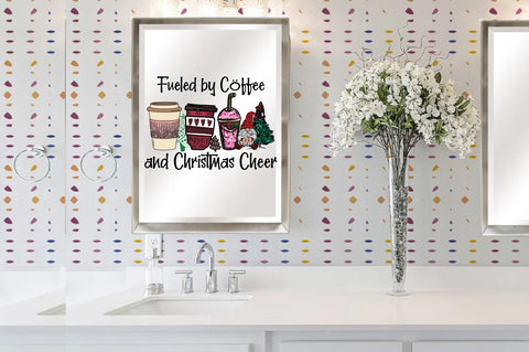 Fueled by Coffee and Christmas Cheer Sublimation Sublimation Jagonath Roy 