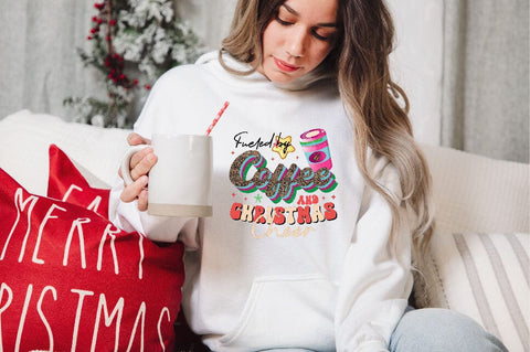 Fueled by coffee and christmas cheer Sublimation SVGArt 