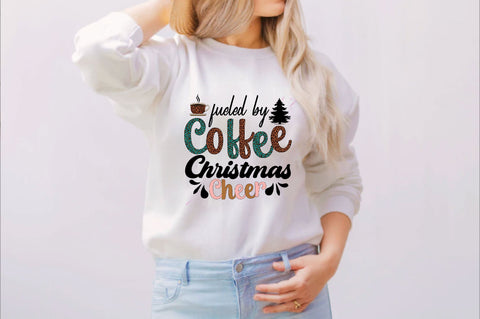fueled by coffee christmas cheer Sublimation SVGArt 