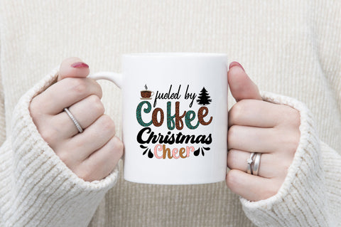 fueled by coffee christmas cheer Sublimation SVGArt 