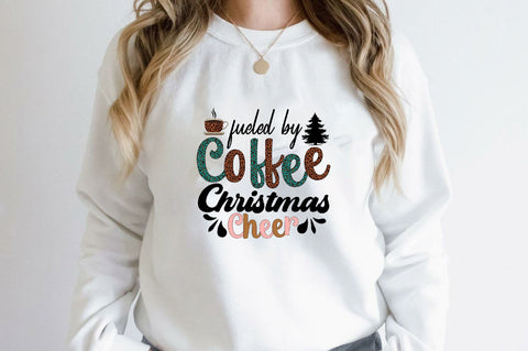 fueled by coffee christmas cheer Sublimation SVGArt 
