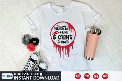 fueled by coffeine & crime shows SVG md faruk hossain 