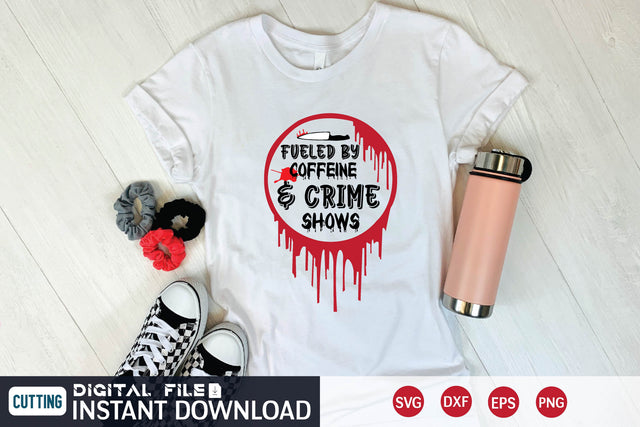 fueled by coffeine & crime shows SVG md faruk hossain 