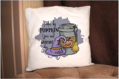Fueled by Pumpkin Spice and Witchy Vibes Sublimation Sublimation Jagonath Roy 