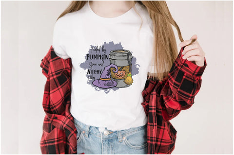 Fueled by Pumpkin Spice and Witchy Vibes Sublimation Sublimation Jagonath Roy 