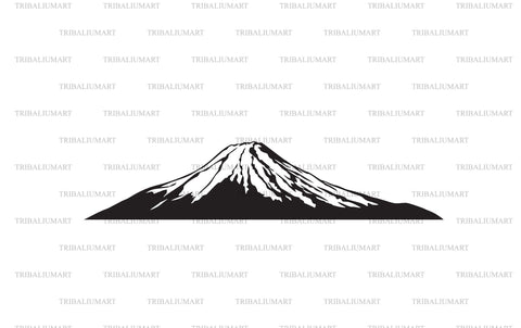 Fuji Mountain SVG TribaliumArtSF 