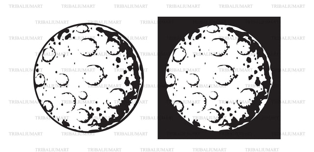 Full moon SVG TribaliumArtSF 