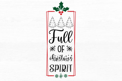 Full of christmas SVG Design SVG Regulrcrative 