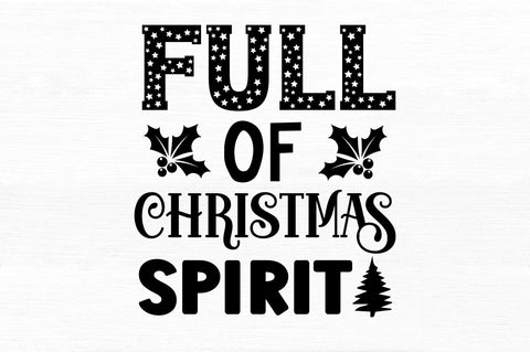 Full of christmas SVG Design SVG Regulrcrative 