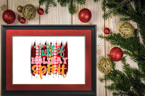 Full of holiday spirit Sublimation SVGArt 