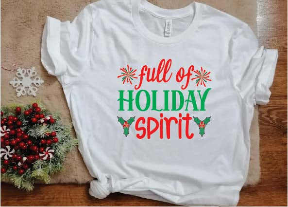 full of holiday spirit SVG designer krishna 
