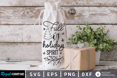 Full of holiday SVG Design SVG Regulrcrative 