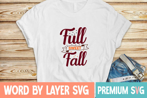 Full Sweet Fall SVG cute file SVG Blessedprint 