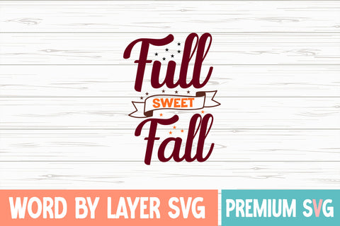 Full Sweet Fall SVG cute file SVG Blessedprint 