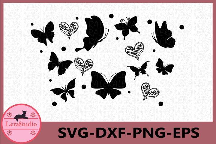 Cold Cup Wrap SVG, Halloween SVG, Full Wrap SVG no Hole. - So Fontsy