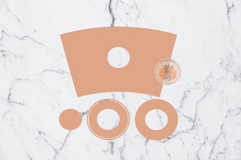 Full Wrap Design Template for Venti Cold Cup 24 OZ SVG SVG OrangeBrushStudio 