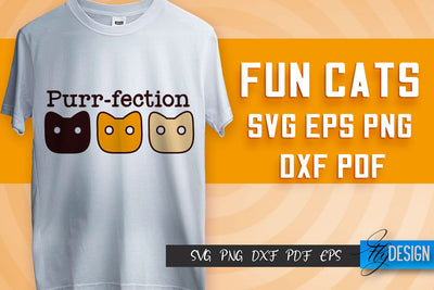 Fun Cat SVG Design | Fun Cats SVG Quotes | Funny Cat SVG Quotes SVG Fly Design 