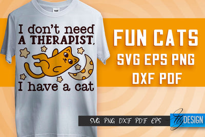 Fun Cat SVG Design | Fun Cats SVG Quotes | Funny Cat SVG Quotes SVG Fly Design 