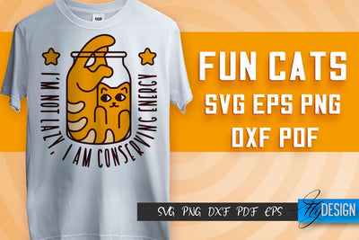 Fun Cat SVG Design | Fun Cats SVG Quotes | Funny Cat SVG Quotes SVG Fly Design 