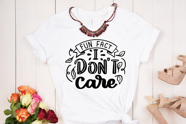 Fun Fact, I Don't Care SVG Sarcastic Quotes SVG dapiyupi store 