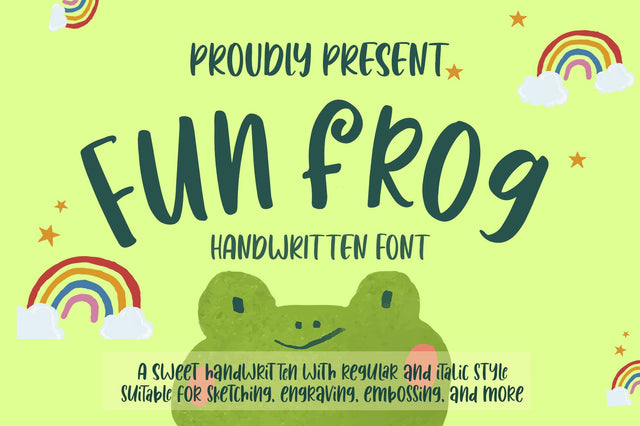 Fun Frog Font Wildan Type 