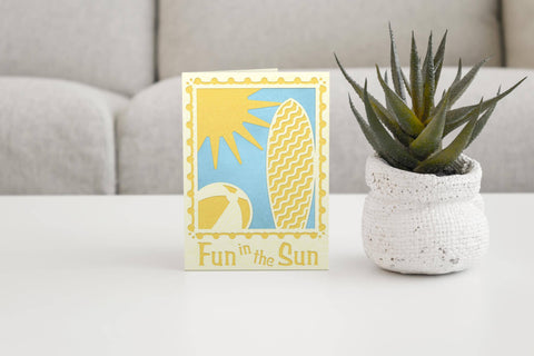 Fun in the Sun Summer Celebration Greeting Card SVG Angel on Empire 