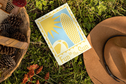 Fun in the Sun Summer Celebration Greeting Card SVG Angel on Empire 