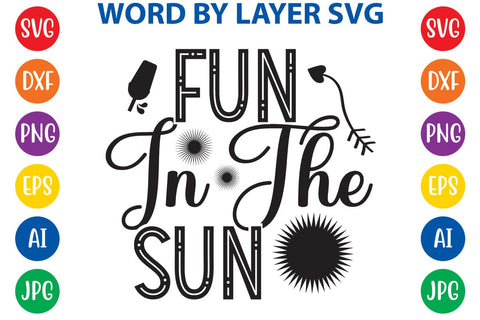 Fun in the sun SVG Design SVG Rafiqul20606 