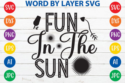 Fun in the sun SVG Design SVG Rafiqul20606 