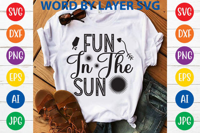 Fun in the sun SVG Design SVG Rafiqul20606 