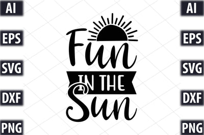 Fun in the Sun SVG SVGista 