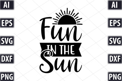 Fun in the Sun SVG SVGista 