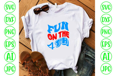Fun On The 4th Retro SVG SVG Syaman 