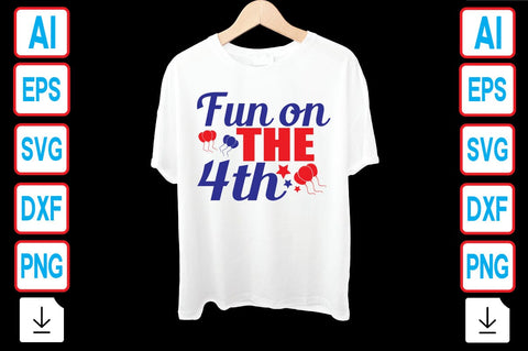 Fun on the 4th SVG Craftlabsvg24 